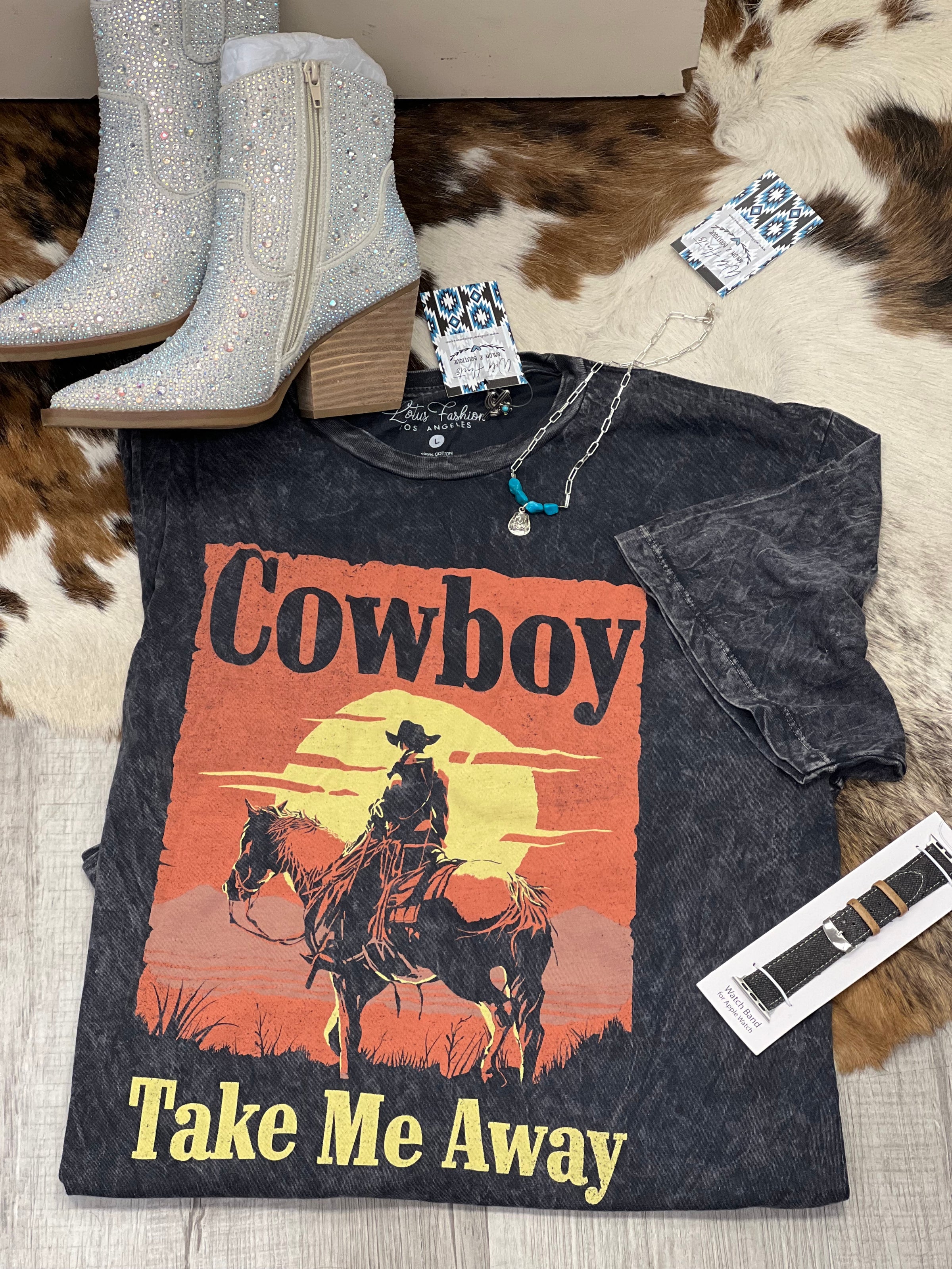 Cowboys Tee  Wild Hearts Boutique